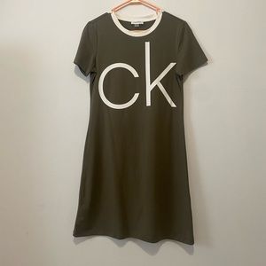 Calvin Klein Long Shirt Dress size small